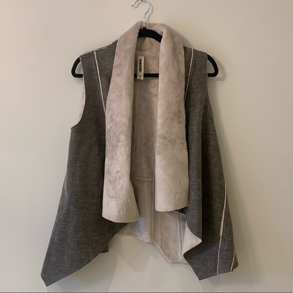 Anthropologie AMADI Kady Sherpa Vest Size M - Picture 9 of 9